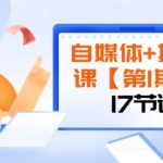 自媒体+摄影课【第1期】由浅到深 循环渐进 让作品刷爆 各大社交平台（17节)