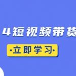 2024短视频带货实战：底层逻辑+实操技巧，橱窗引流、直播带货