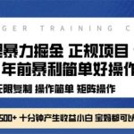 全新哔哩哔哩暴力掘金 年前暴力项目简单好操作 长期稳定单机日入500+