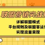 亚马逊联盟营销实战指南，详解联盟模式、平台规则及联盟客运作，实现流量变现